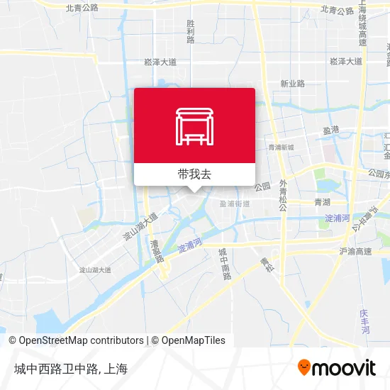 城中西路卫中路地图