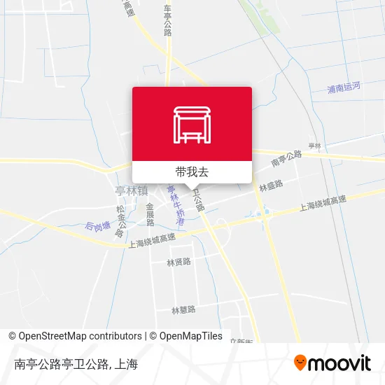 南亭公路亭卫公路地图