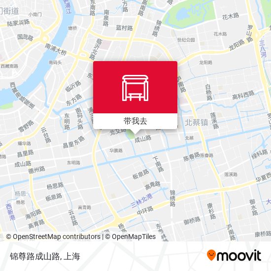 锦尊路成山路地图