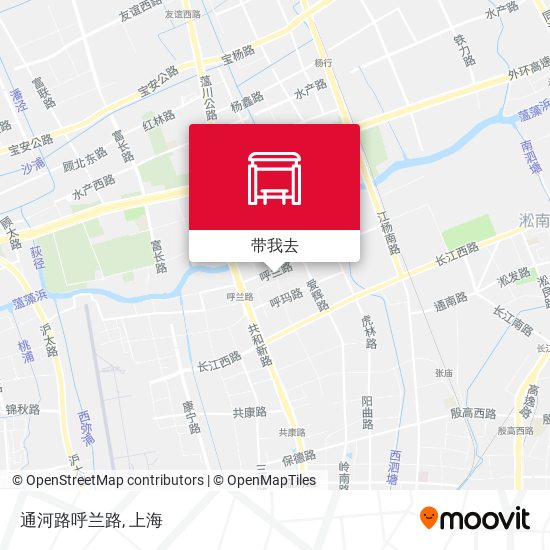 通河路呼兰路地图