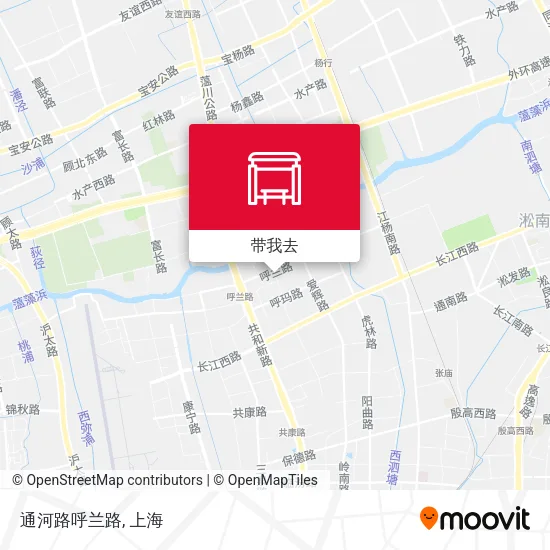 通河路呼兰路地图