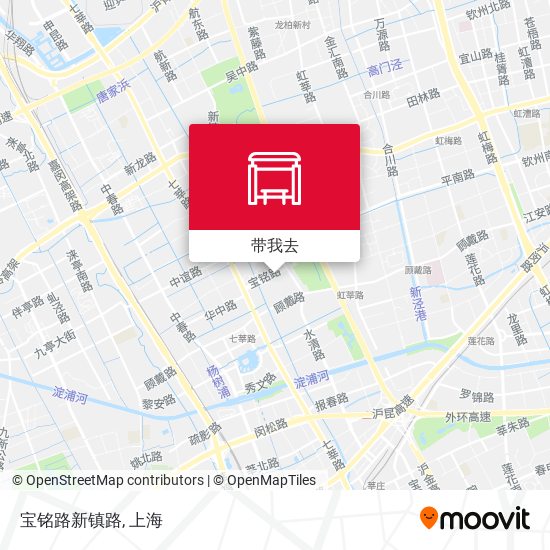 宝铭路新镇路地图