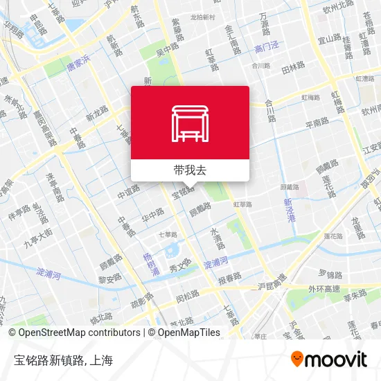 宝铭路新镇路地图