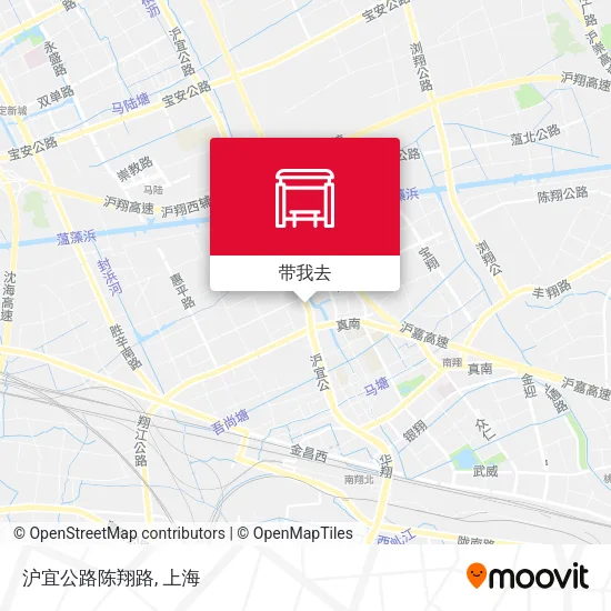 沪宜公路陈翔路地图