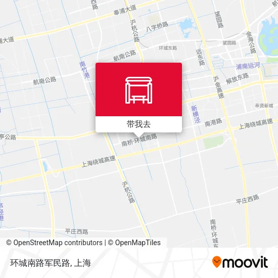 环城南路军民路地图