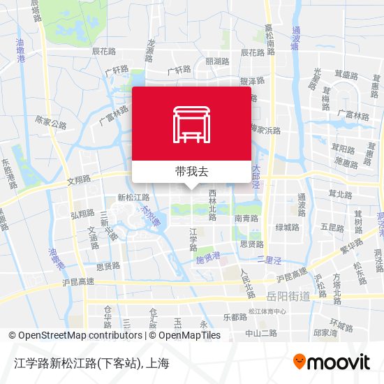 江学路新松江路(下客站)地图