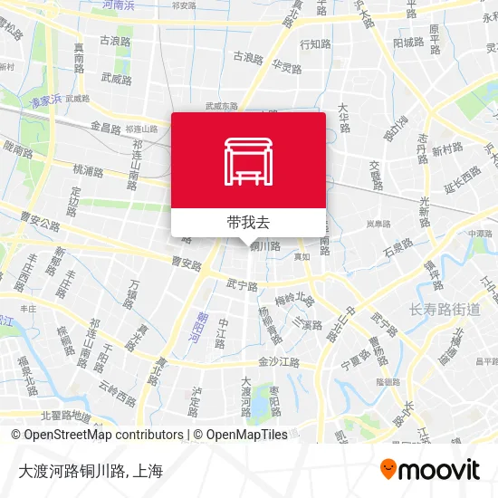 大渡河路铜川路地图