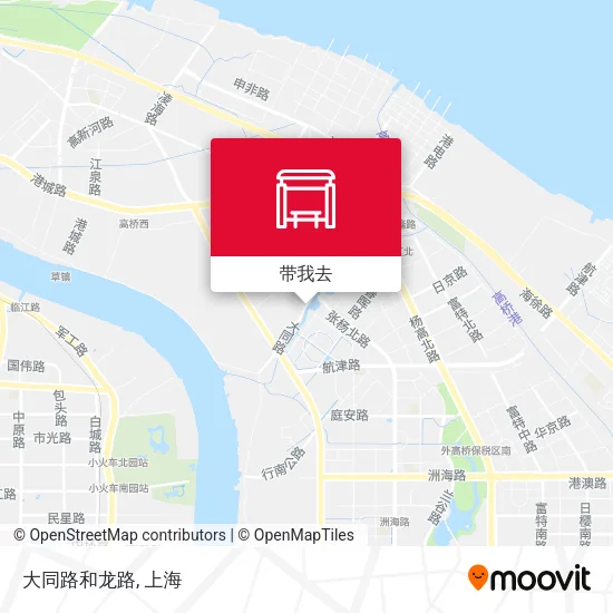 大同路和龙路地图