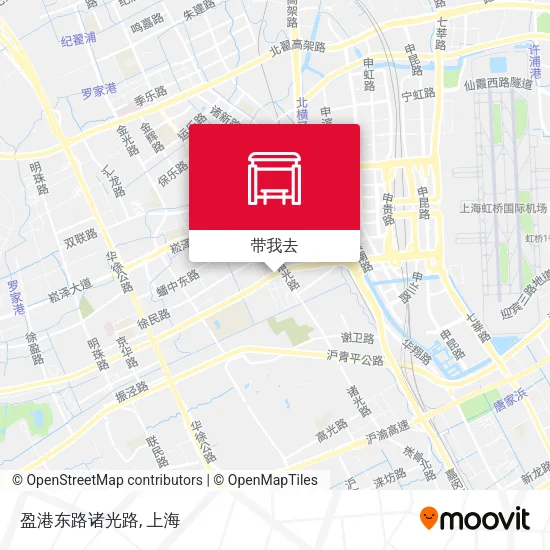 盈港东路诸光路地图