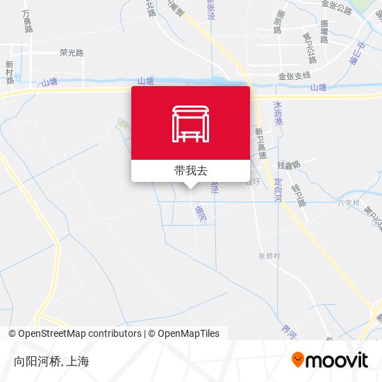 向阳河桥地图