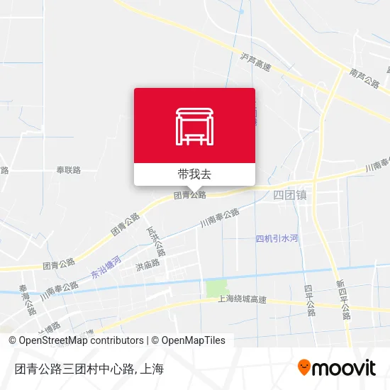 团青公路三团村中心路地图
