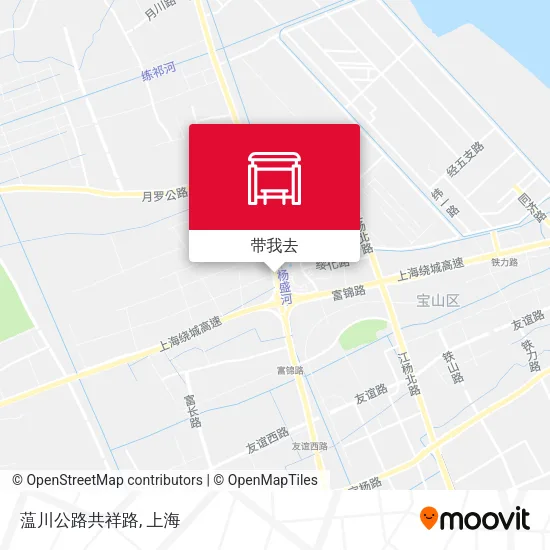 蕰川公路共祥路地图