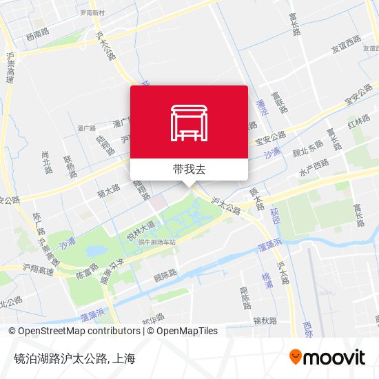 镜泊湖路沪太公路地图