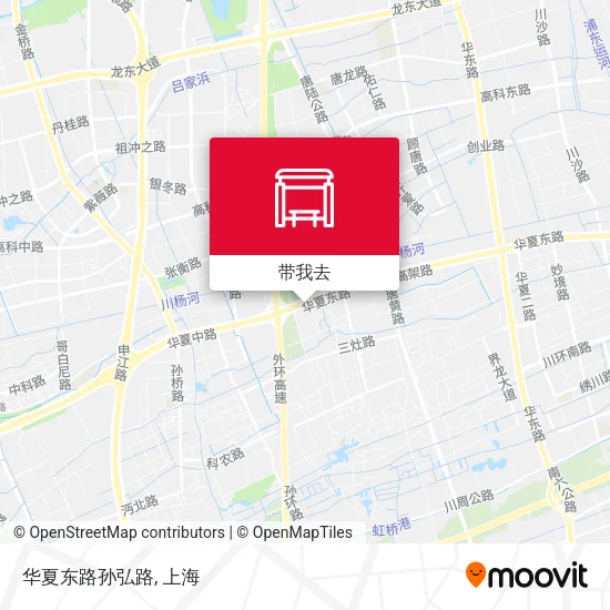 华夏东路孙弘路地图
