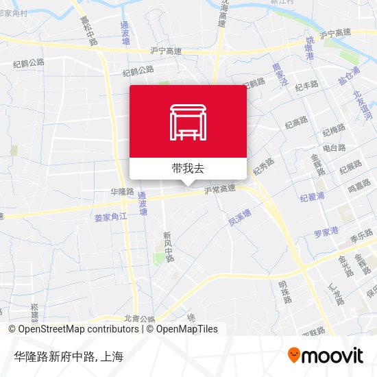 华隆路新府中路地图
