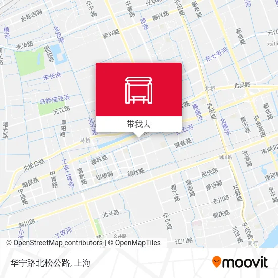 华宁路北松公路地图