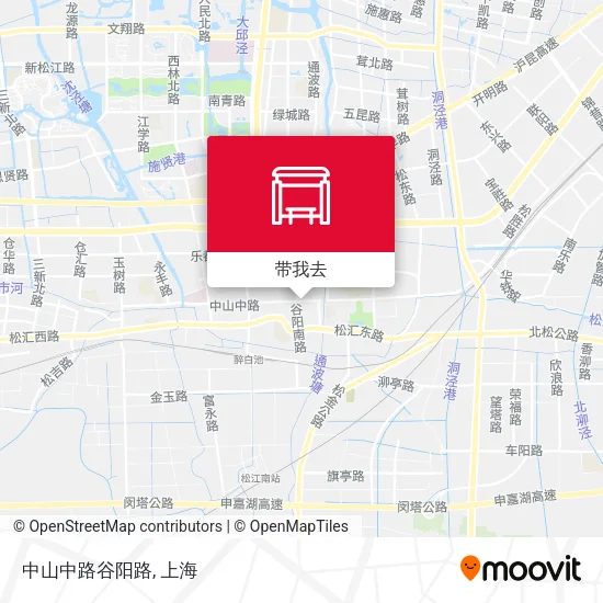 中山中路谷阳路地图