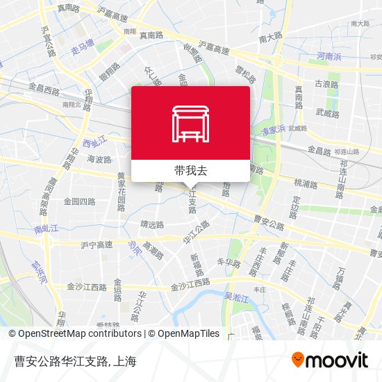 曹安公路华江支路地图