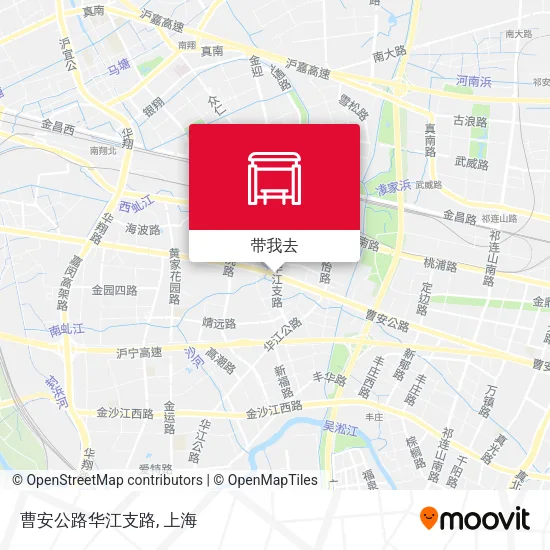 曹安公路华江支路地图