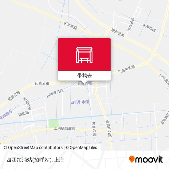 四团加油站(招呼站)地图