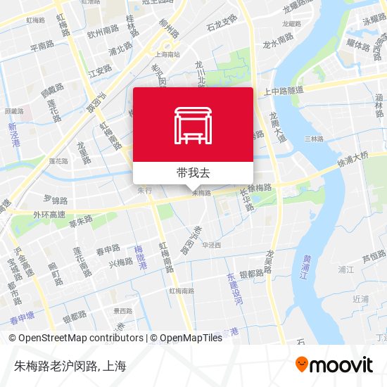 朱梅路老沪闵路地图