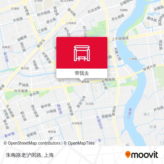 朱梅路老沪闵路地图