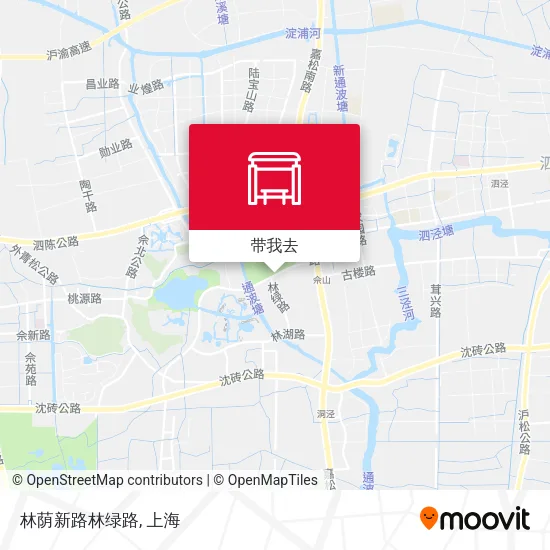 林荫新路林绿路地图