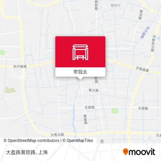 大盈路襄臣路地图