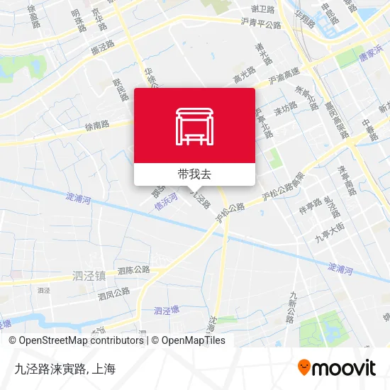 九泾路涞寅路地图