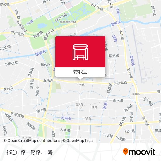 祁连山路丰翔路地图