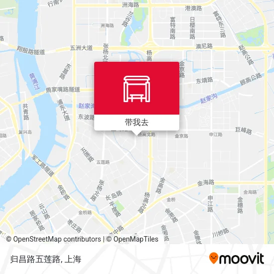 归昌路五莲路地图