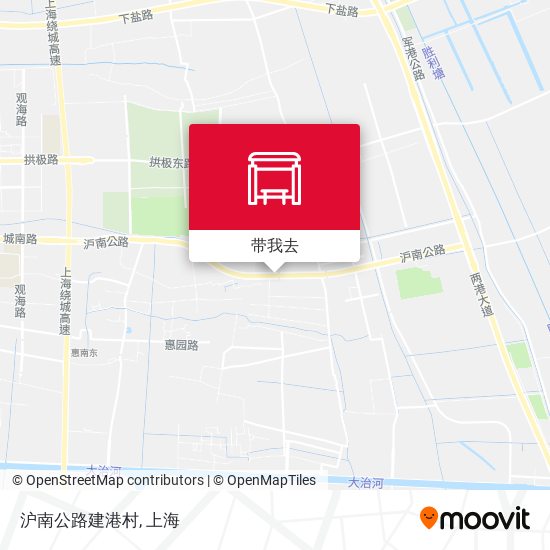 沪南公路建港村地图