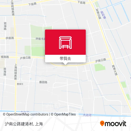 沪南公路建港村地图