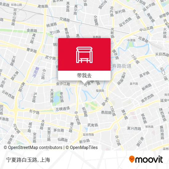 宁夏路白玉路地图