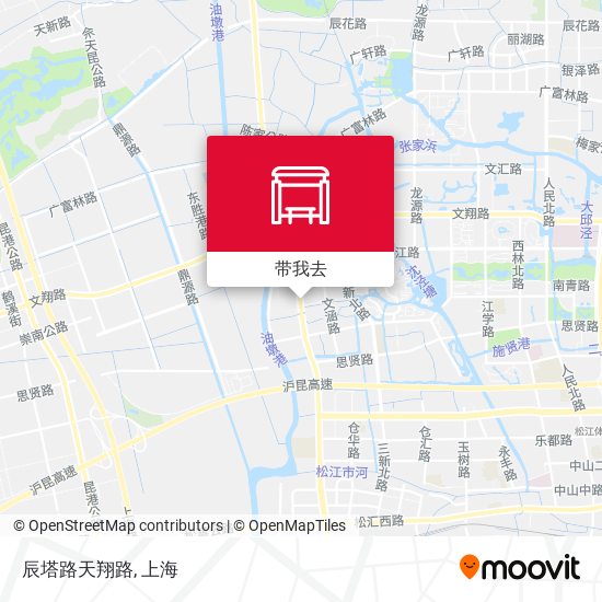 辰塔路天翔路地图