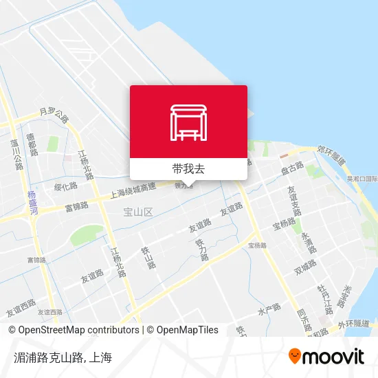 湄浦路克山路地图
