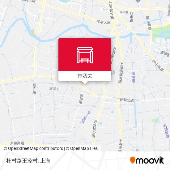 杜村路王泾村地图
