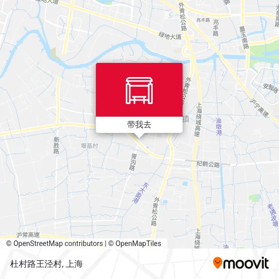 杜村路王泾村地图
