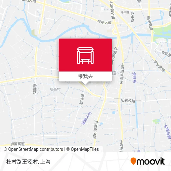 杜村路王泾村地图