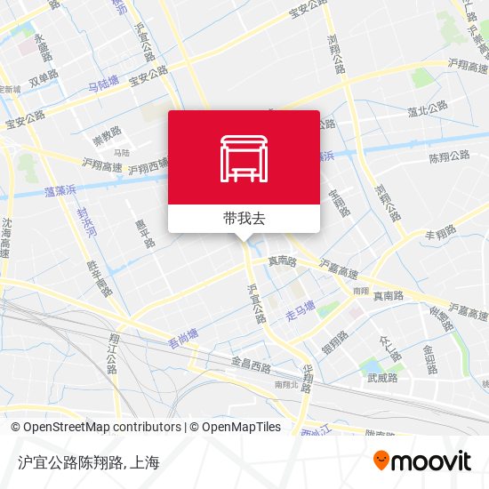 沪宜公路陈翔路地图