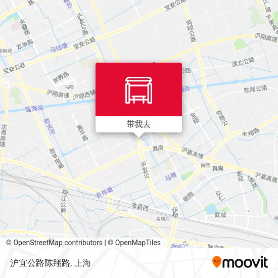 沪宜公路陈翔路地图