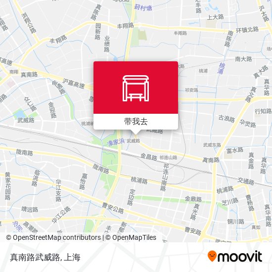 真南路武威路地图