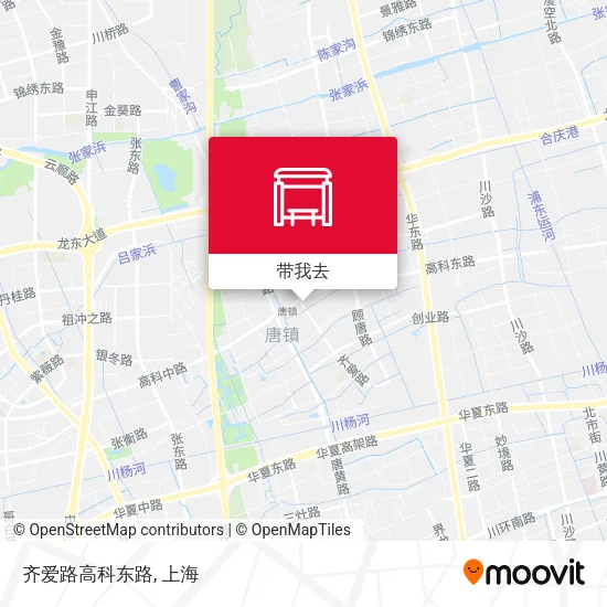 齐爱路高科东路地图