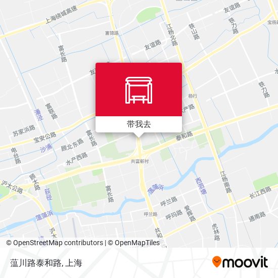蕰川路泰和路地图