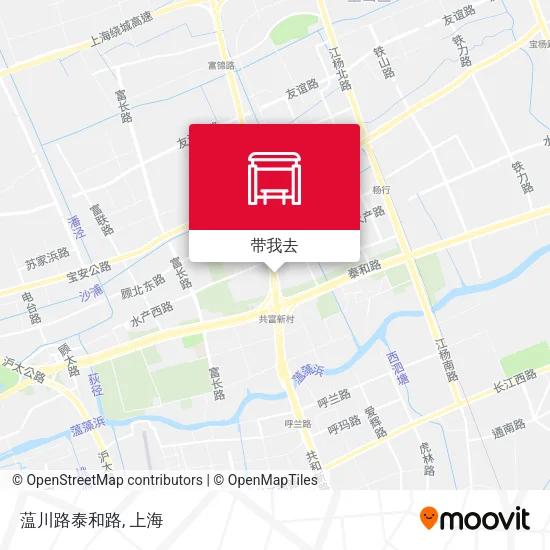 蕰川路泰和路地图