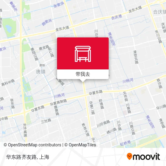 华东路齐友路地图