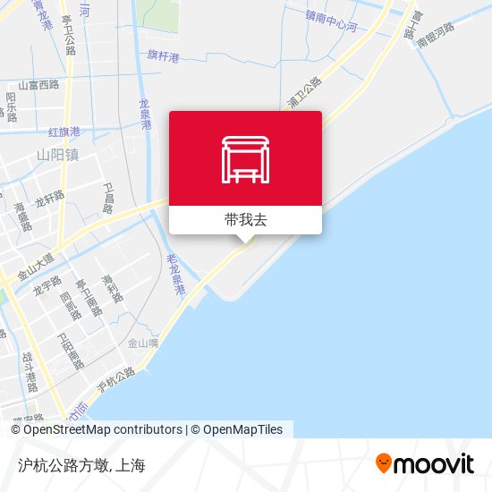 沪杭公路方墩地图