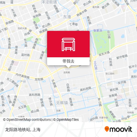 龙阳路地铁站地图