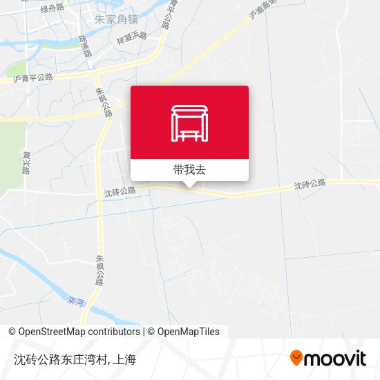 沈砖公路东庄湾村地图