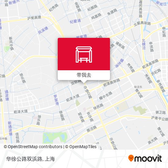 华徐公路双浜路地图